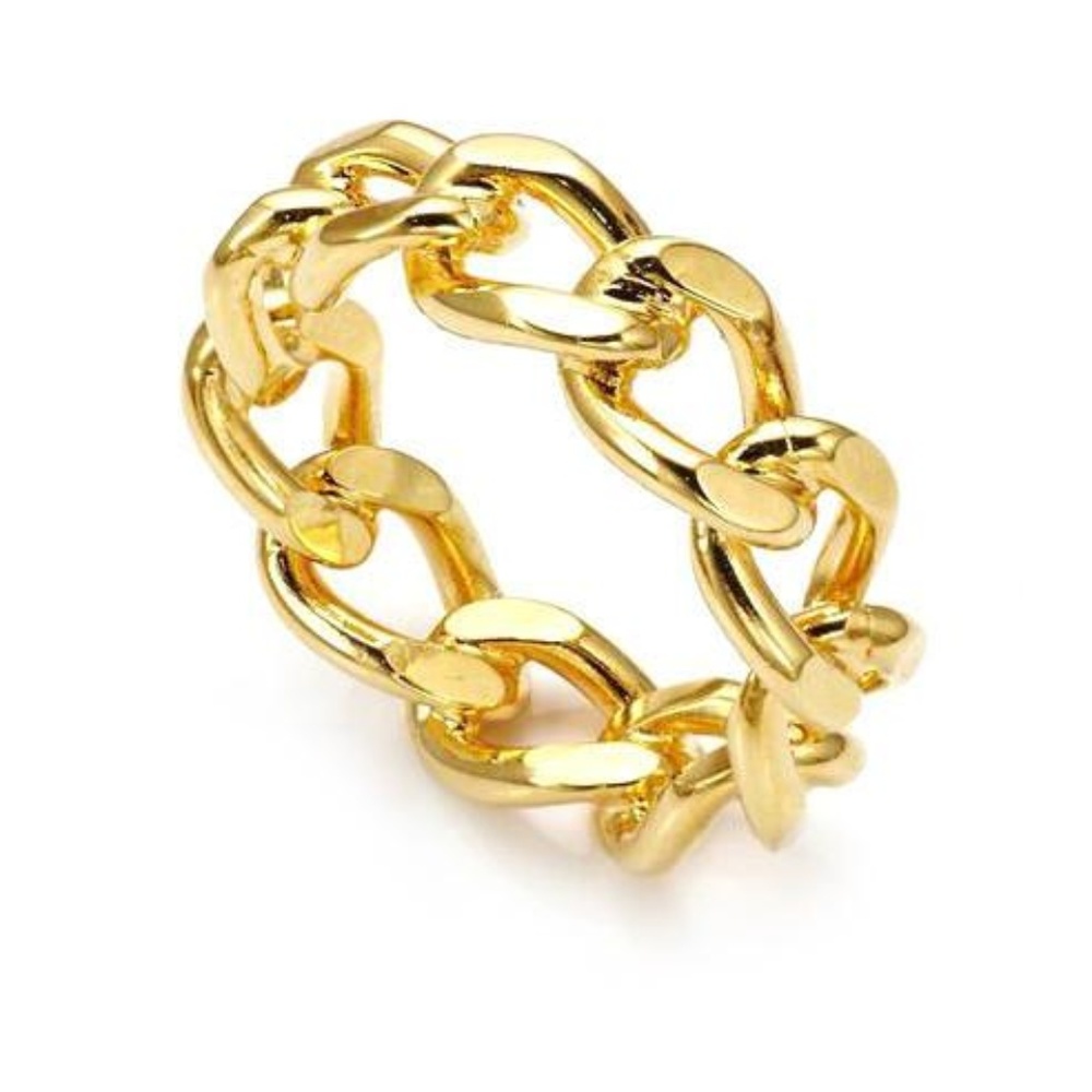 Indah Gold Chain Ring